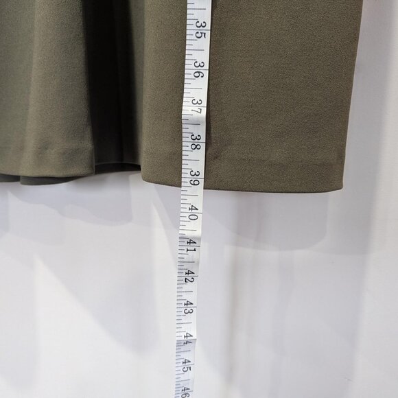 NWT Calvin Klein Olive Green Modest Fashion Dress Women's M Cottagecore - Picture 6 of 6